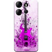 Resim TECNO - Spark GO 2023 Mor Gitar Silikon Kılıf 