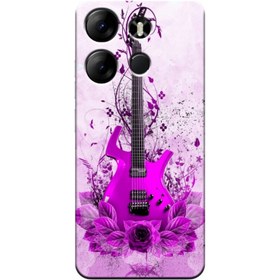 Resim TECNO - Spark GO 2023 Mor Gitar Silikon Kılıf 