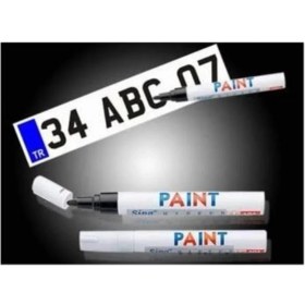 Resim Paint Siyah Plaka Yazma Kalemi Metal Kasa ile Uzun Süre Kalıcı Araç Plaka Temizliği 