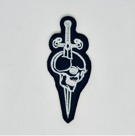 Resim Skull Kılıçlı Kurukafa Yama - Patch 