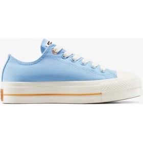 Resim Converse Chuck Taylor All Star Lift Platform Kadın Mavi SNEAKER.416 