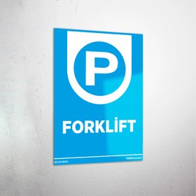 Resim Forklift Levhası - 30x40 cm / Kompozit 