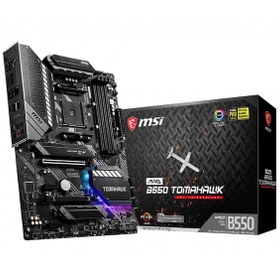 Resim MSI MAG B550 TOMAHAWK DDR4 5100(OC)Mhz ATX AM4 Orjinal - Faturalı - Garantili Ürünler - Hızlı Gönderim