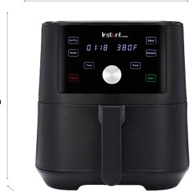Resim Instant Vortex 140-3030-01-EU 5.7 Litre 4'ü 1 Arada İşlevli Air Fryer 
