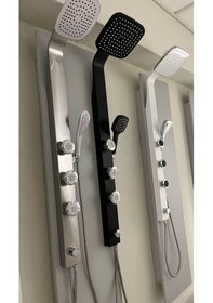 Resim Sam Banyo Elmas Duş Seti Siyah 