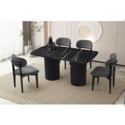 Resim Adel Yemek Masası Takımı Nergis Sandalye 90x160 Cm 1 Masa 4 Sandalye 