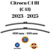 Resim Citroen C4 Iıı C41 2023 2024 2025 Uyumlu Ön Cam Silecek Süpürgesi Takımı 600/400mm Silbak Sb2416c 