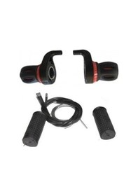 Resim Sevenkardeşler Bisiklet Vites Kolu Koldan Kırmızı Saıguan Takım Çok Renkli 