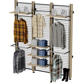 Resim Metal Kare Hasır Seperatör - 80.5x230cm / beyaz 