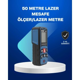 Resim Mey Ithalat® Profesyonel Lazer Metre Hassas Ölçüm ve Dijital Ekran 