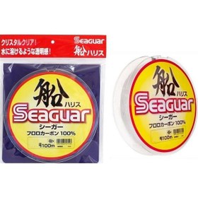 Resim Seaguar Fune Harisu 100mt 0,52mm %100 Fluoro Carbon Misina 