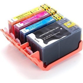Resim For Lexmark Hp Cn555A Uyumlu Kartuş Seti Cmyk 4 Renk Sarı Kırmızı 