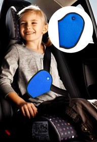 Resim Nurnivus SAFE-SOFT Çocuk Emniyet Kemeri Düzenleyici Oto Emniyet Kemeri Tutucu Emniyet Kemer Tutucu Kılıf MAVİ 