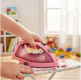 Resim Scntoys Oyuncak Buharlı Pilli Ütü Ses Efektli Işıklı Gerçekçi Su Eklenebilir Dumanlı Oyuncak Ütü Evcilik Set 