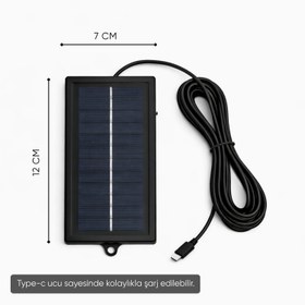 Resim Şarj Edilebilir Kamp Lambası - Wison - Solar Şarjlı (WS-688) 