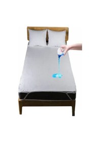 Resim Derbey Sıvı Geçirmez 220x200 Cm Yatak Koruyucu Micro Alez Battal Boy Beyaz 