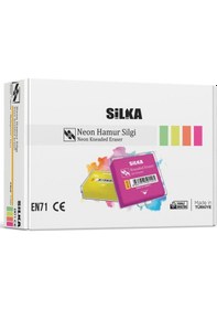 Resim Silka Hamur Silgi Neon Renk Art-26r 12 Adet 