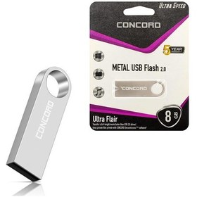 Resim USB FLASH BELLEK 8GB METAL ULTRA FLAIR CONCORD C-U8 