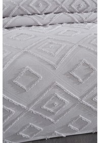 Resim Çeyiz Diyarı Samira 2 Parça Tek Kişilik Pike Takımı Gri Gri 