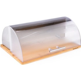 Resim Retro - Ekmek Saklama Kabı Şeffaf 