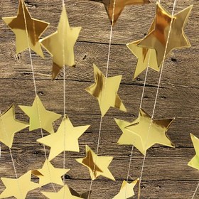 Resim 36 adet Mavi ve Altın Yıldız Payet Bayrak Seti - Parti Dekoru, Doğum Günü Hediyeleri ve El Sanatları için İdeal | Festivite, Mezuniyet ve Kendin Yap Projeleri için Çok Yönlü Plastik Bayraklar, Yıldız Parti Süslemeleri 
