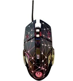 Resim gaman RGB Işıklı Yeni Model USB Kablolu Desenli Şık Tasarım Mouse Profesyonel Gamer Oyuncu Mouse 