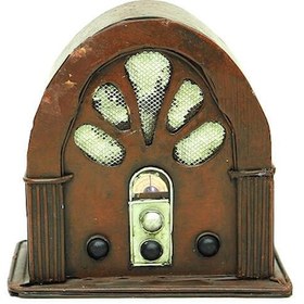 Resim Radyo Kumbara Vintage El Yapımı Dekoratif Hediyelik 