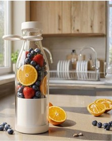 Resim Universal Taşınabilir Blender 380 Ml Usb Şarjlı Meyve Ve Smoothie Hazırlayıcı 