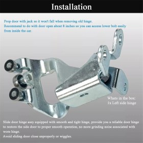 Resim Serfhyff Sienna Için Sol Taraf Orta Orta Sürgülü Kapı Menteşe Grubu (Yurt Dışından) 
