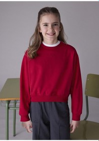 Resim Mayoral Kız Çocuk Sweatshirt Kırmızı 