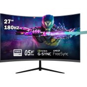 Resim Xaser XR-270CF 27" 180Hz 0.5ms Va Panel Full Hd Freesync, G-Sync Destekli Rgb 1500R Curved Gaming Monitör 