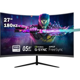 Resim Xaser XR-270CF 27" 180Hz 0.5ms Va Panel Full Hd Freesync, G-Sync Destekli Rgb 1500R Curved Gaming Monitör 