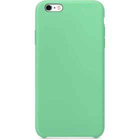 Resim PiyasaSepeti Apple iPhone 6 Plus Altı Açık Liquit Lansman Silikon Mint Yeşil 