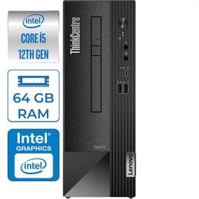 Resim Lenovo Thınkcentre Neo 50S Sff Intel Core I5 12400 64GB 1TB M.2 Nvme SSD Windows 11 Pro Masaüstü Bilgisiyar SFF11T00014TX47 