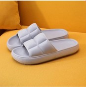 Resim Ceox 101.01 Yumuşak Tabanlı Unisex Plaj Havuz Bahçe Yazlık Terlik-Buz Gri 