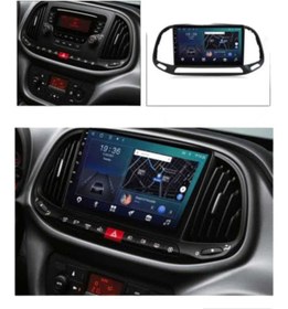 Resim titanxpro Fiat Doblo 4 Uyumlu Siyah 2 /32 Car-play Android Ps Ekran Tablet 