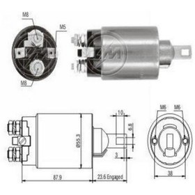 Resim Zm 12v Marş Otomatiği Mıtsubıshı Ym vidalı Bmc-caterpıllar-hyun 