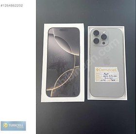 Resim Apple iPhone 16 Pro Max İkinci El TR | 512 GB | Natürel Titanyum 