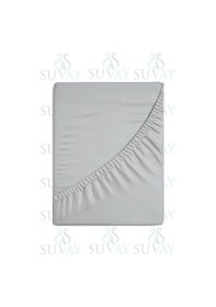 Resim Gri Bebek Lastikli Çarşaf %100 Pamuklu Penye Park Yatak 60x120 - 70x110 - 70x120 - 70x130 - 70x140 - 80x130 