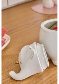 Resim Karaca Ellie Saklama Kabı Beyaz Beyaz 