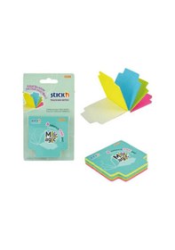 Resim Hopax Stickn 70X70 Mm Magic 4 Neon Yapışkanlı Not Kağıdı 100 Yapr 