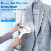 Resim 1500W Yüksek Güçlü El Tipi Giysi Buharlı Makinesi, 10.14oz Tanklı – Hızlı Isınma, Taşınabilir Kırışıklık Giderici, Kolay Nüfuz, Ev, Seyahat, Karavan Kullanımı İçin İdeal 