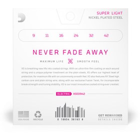 Resim Daddario XSE0942 Elektro Gitar Tel Seti | 09-42 - XS Serisi Film Kaplı 