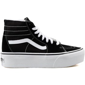 Resim Vans Ua Sk8-Hi Tapered Stackform Kadın Günlük Ayakkabı VN0A5JMKBMX1 Siyah 