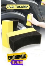 Resim 2 Adet U Tip Lastik Plastik Parlatma Süngeri 428783 