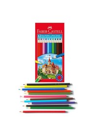 Resim Öğrenci Boyama Seti 4 Lü Faber 12 Renk Sulu Boya Kuru Boya Pastel Boya Keçeli Kalem 12 Li Boya Set Faber Castell Okul Sınıf 