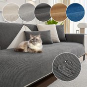 Resim Modern Çenille Kanepe Kılıfı, Çıkarma Direnci Pet Dostu Sürtünme Önleyici Koltuk Kılıfı, Tek Parça Makine Yıkamalı Polyester Koruyucu, Koltuk, Loveseat, 3 Kişilik, 4 Kişilik ve Bölümlü Kanepeler, Ev & Ofis Mobilya Dekoru 