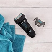 Resim Remington F6 Style Aqua Elektrikli Tıraş Makinesi Erkekler için -%100 Su Geçirmez Kablosuz Tıraş Makinesi, USB Şarjlı ve Açılabilir Düzeltici, F6000, Siyah 