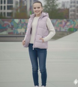 Resim Pina Kids Kız Çocuk Kapüşonlu Şişme Yelek 