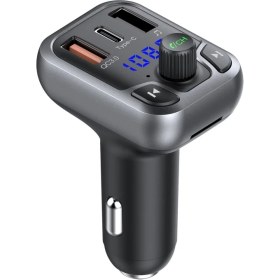 Resim Ceponi Earldom M63 Bluetooth Usb3.0 ve Type C Pd Hızlı Şarj Fm Transmitter 